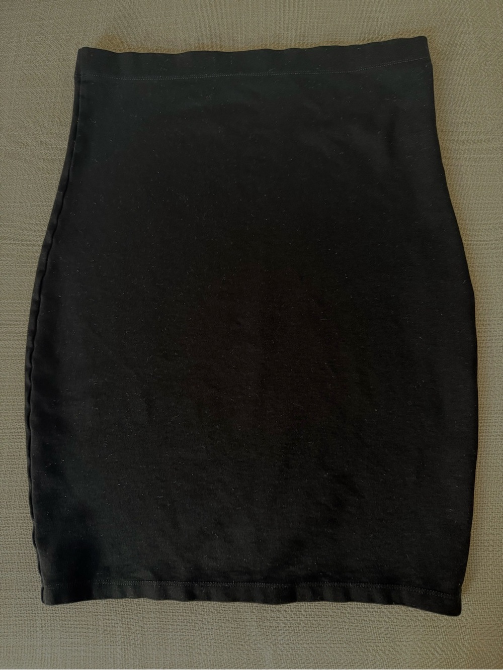 Seraphine Black Viscose Skirt